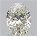 0.73 quilates, Ovalado , Color J, claridad IF y certificado por GIA