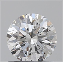 0.72 Carats, Round with Excellent Cut, E Color, SI2 Clarity and Certified by GIA
