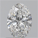 0.53 Carats, Oval E Color, VVS1 Clarity and Certified by GIA
