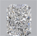 0.90 Carats, Radiant E Color, VS2 Clarity and Certified by GIA