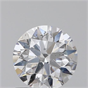0.70 Carats, Round with Excellent Cut, D Color, SI2 Clarity and Certified by GIA