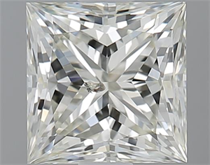 Picture of 1.01 Carats, Princess J Color, SI2 Clarity and Certified by GIA