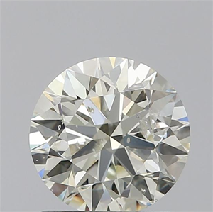 Picture of 1.01 Carats, Round with Excellent Cut, K Color, SI2 Clarity and Certified by GIA