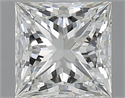 1.01 Carats, Princess H Color, VS2 Clarity and Certified by GIA