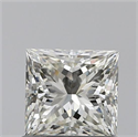 0.80 Carats, Princess I Color, IF Clarity and Certified by GIA