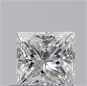 0.50 quilates, Princesa , Color D, claridad VS1 y certificado por GIA