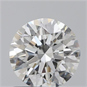 0.80 Carats, Round with Excellent Cut, G Color, VVS2 Clarity and Certified by GIA