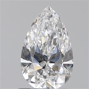 Picture of 0.73 Carats, Pear D Color, VVS2 Clarity and Certified by GIA