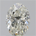 0.70 quilates, Ovalado , Color H, claridad VS2 y certificado por GIA