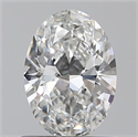 0.70 Carats, Oval F Color, VVS2 Clarity and Certified by GIA