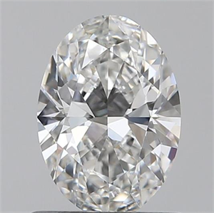 Picture of 0.70 Carats, Oval F Color, VVS2 Clarity and Certified by GIA