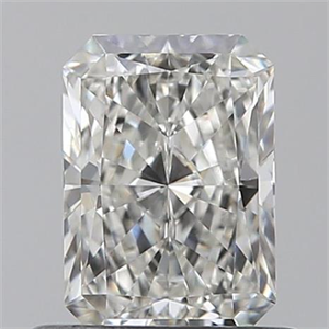 Picture of 0.66 Carats, Radiant H Color, VS2 Clarity and Certified by GIA