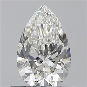 Picture of 0.50 Carats, Pear H Color, VS2 Clarity and Certified by GIA