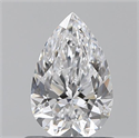 0.70 Carats, Pear D Color, VS2 Clarity and Certified by GIA