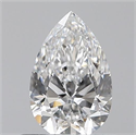 0.50 Carats, Pear E Color, VVS2 Clarity and Certified by GIA
