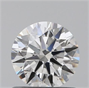 0.70 Carats, Round with Excellent Cut, F Color, VVS2 Clarity and Certified by GIA
