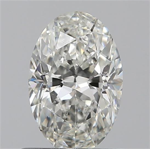 Picture of 0.70 Carats, Oval H Color, VS1 Clarity and Certified by GIA