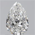 0.50 quilates, De pera , Color F, claridad VS2 y certificado por GIA