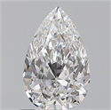 0.60 Carats, Pear E Color, VS2 Clarity and Certified by GIA