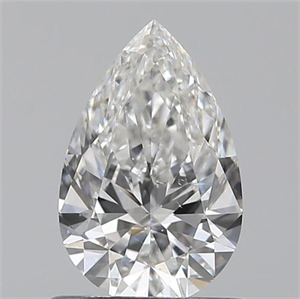Picture of 0.70 Carats, Pear F Color, SI1 Clarity and Certified by GIA