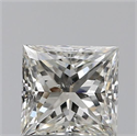 0.90 quilates, Princesa , Color J, claridad SI2 y certificado por GIA