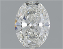 1.00 Carats, Oval G Color, SI1 Clarity and Certified by GIA
