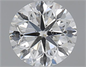 1.00 Carats, Round with Very Good Cut, F Color, SI1 Clarity and Certified by GIA