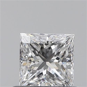 Picture of 0.50 Carats, Princess D Color, VVS1 Clarity and Certified by GIA