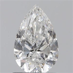 Picture of 0.80 Carats, Pear F Color, SI1 Clarity and Certified by GIA