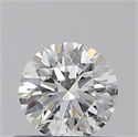 0.43 quilates, Redondo Ideal, Color F, claridad VS2 y certificado por GIA
