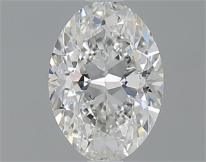 Picture of 1.01 Carats, Oval H Color, SI2 Clarity and Certified by GIA