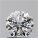0.80 Carats, Round with Excellent Cut, E Color, SI2 Clarity and Certified by GIA