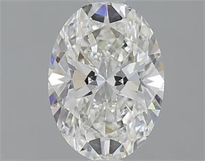 Picture of 1.01 Carats, Oval H Color, SI1 Clarity and Certified by GIA