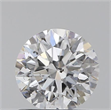 0.80 Carats, Round with Excellent Cut, D Color, SI2 Clarity and Certified by GIA