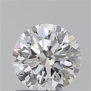 Picture of 0.80 Carats, Round with Excellent Cut, D Color, SI2 Clarity and Certified by GIA