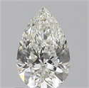 0.62 Carats, Pear H Color, VVS2 Clarity and Certified by GIA