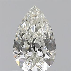 Picture of 0.62 Carats, Pear H Color, VVS2 Clarity and Certified by GIA