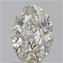 0.70 Carats, Oval K Color, SI1 Clarity and Certified by GIA