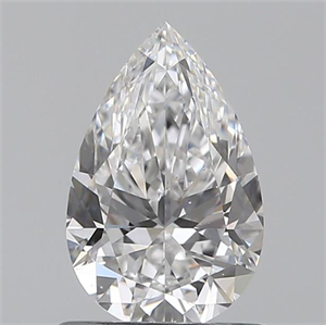Picture of 0.80 Carats, Pear D Color, SI1 Clarity and Certified by GIA