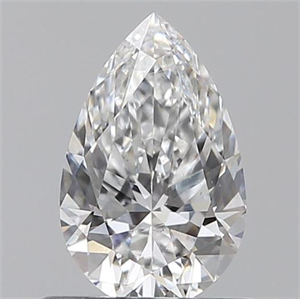 Picture of 0.60 Carats, Pear E Color, SI1 Clarity and Certified by GIA