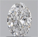0.70 Carats, Oval D Color, VS1 Clarity and Certified by GIA