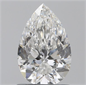 0.90 Carats, Pear F Color, SI2 Clarity and Certified by GIA