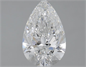 1.21 Carats, Pear F Color, SI2 Clarity and Certified by GIA