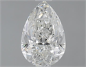1.00 Carats, Pear H Color, SI1 Clarity and Certified by GIA