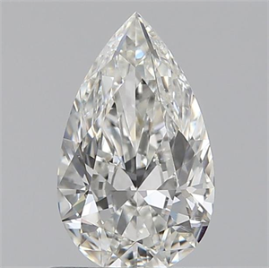 Picture of 0.74 Carats, Pear H Color, SI1 Clarity and Certified by GIA