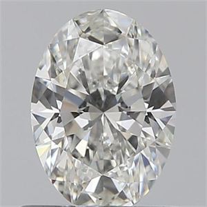 Picture of 0.60 Carats, Oval H Color, VVS1 Clarity and Certified by GIA