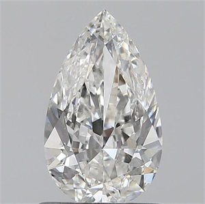 Picture of 0.80 Carats, Pear G Color, SI2 Clarity and Certified by GIA