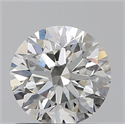 0.80 Carats, Round with Excellent Cut, H Color, VS1 Clarity and Certified by GIA