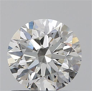 Picture of 0.80 Carats, Round with Excellent Cut, H Color, VS1 Clarity and Certified by GIA