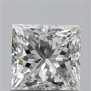 Picture of 0.81 Carats, Princess I Color, VS2 Clarity and Certified by GIA